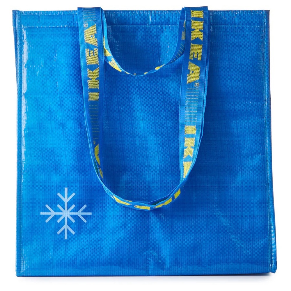 🍒🍒 FRAKTA Cooler bag, blue, 15x15 ¾ "